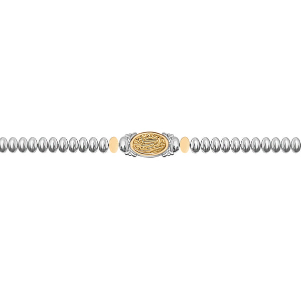18k Kayan oval bracelet