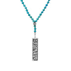 We find happiness with the ones we love beads necklace