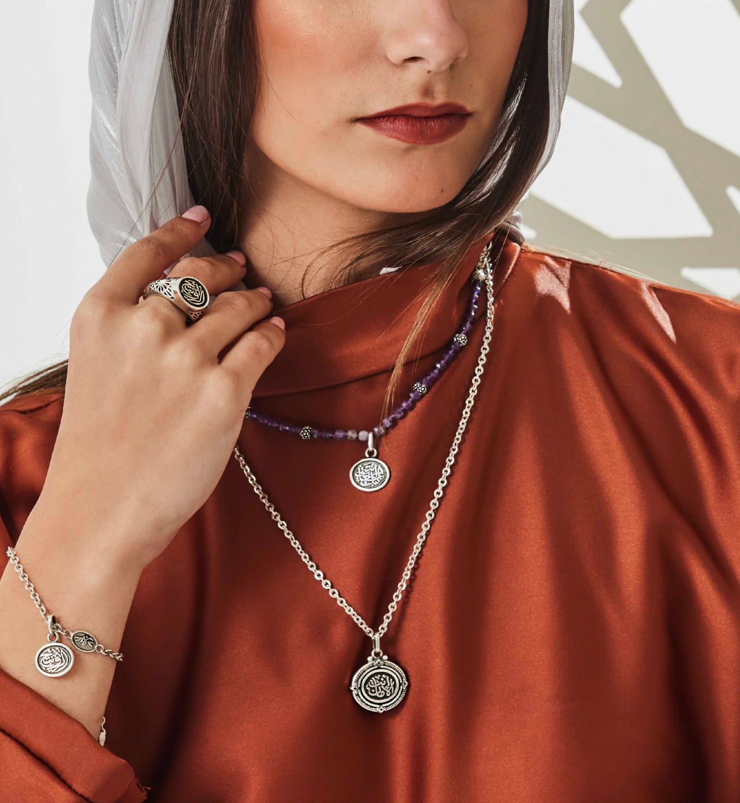Al Ruh Double Sided  Necklace