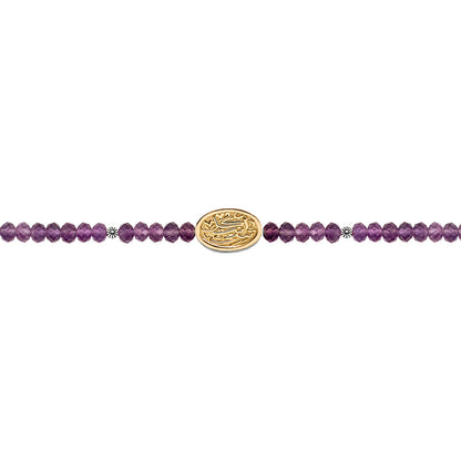 18k Devotion triple wrap bracelet