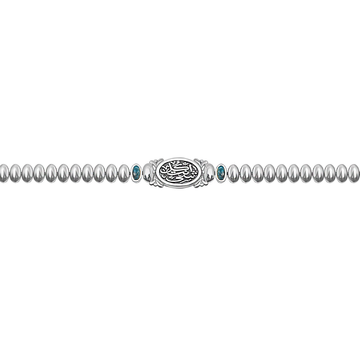 Kayan oval bracelet stone